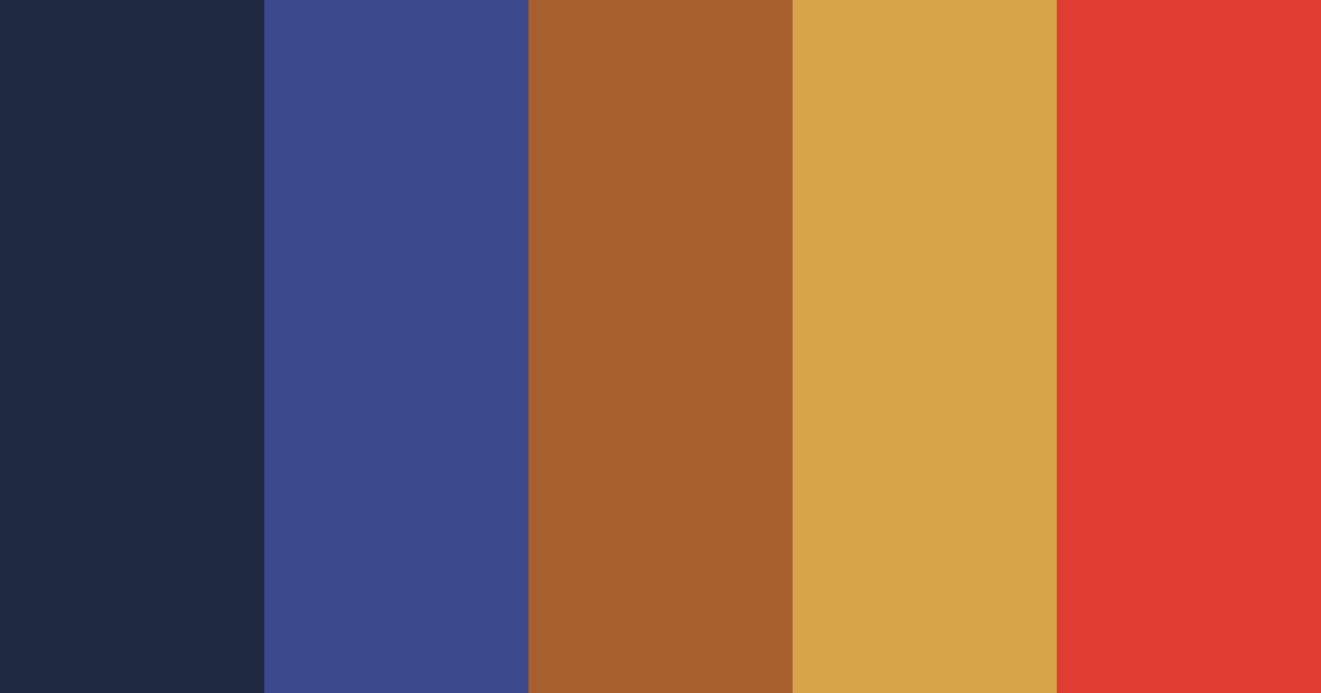 Download dark blue gangs color palette PNG image (landscape)