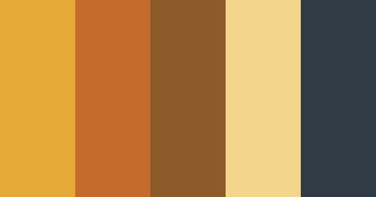 Download orange oktoberfest color palette PNG image (landscape)