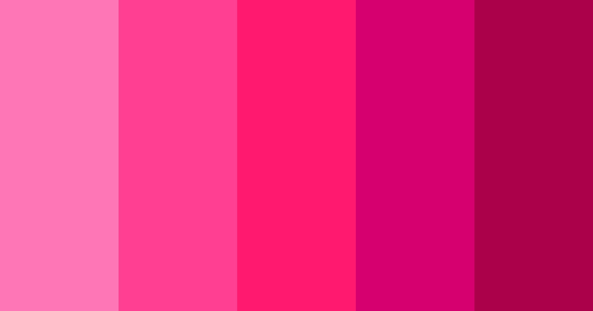 Fuchsia Fantasy Color Palette