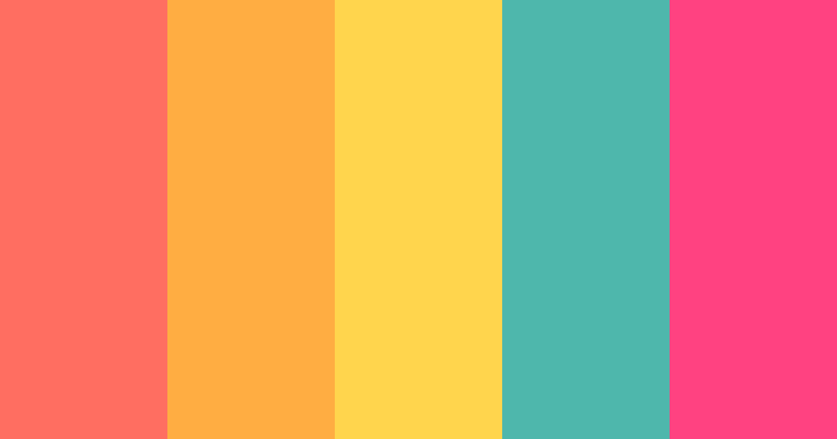 Download tropical mirage color palette PNG image (landscape)
