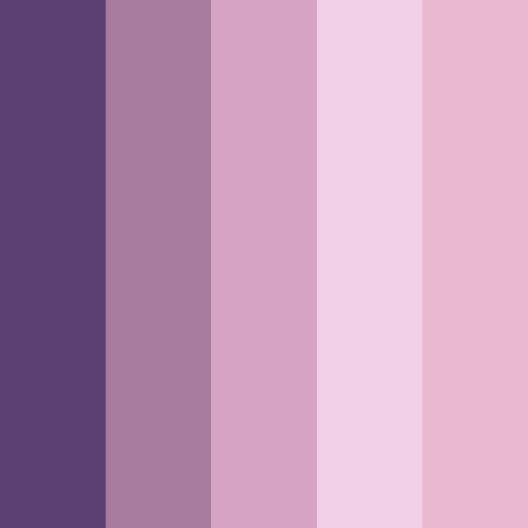 Download shades of purple color palette PNG image (square)