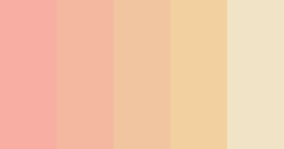 Download peachy shelly color palette PNG image (landscape)