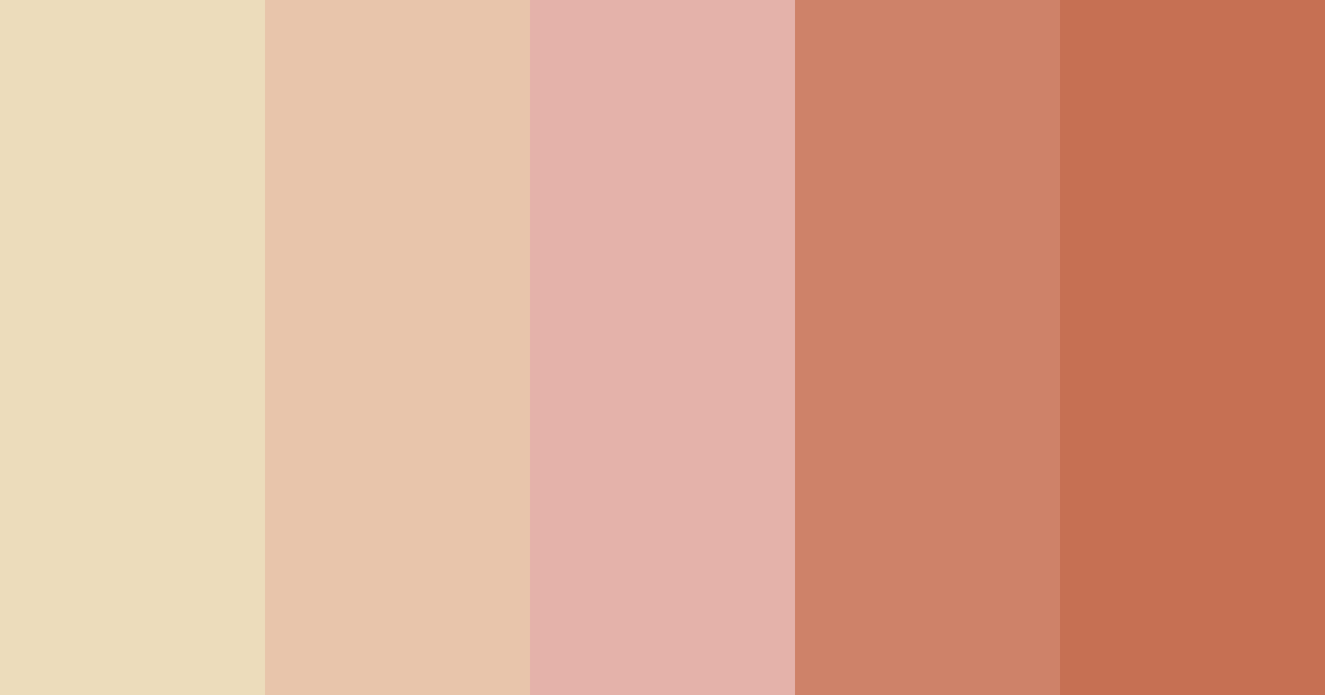 Download honeyed embrace color palette PNG image (landscape)