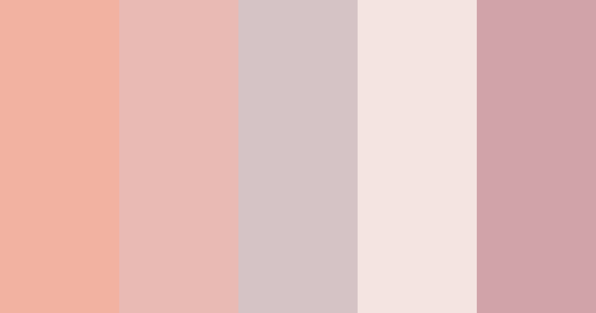 Shades of Pink Color Palette