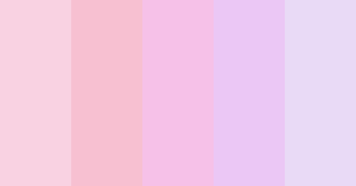 Download cotton candy dreamscape color palette PNG image (landscape)