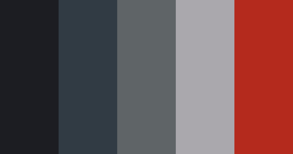 Download shades of teal color palette PNG image (landscape)