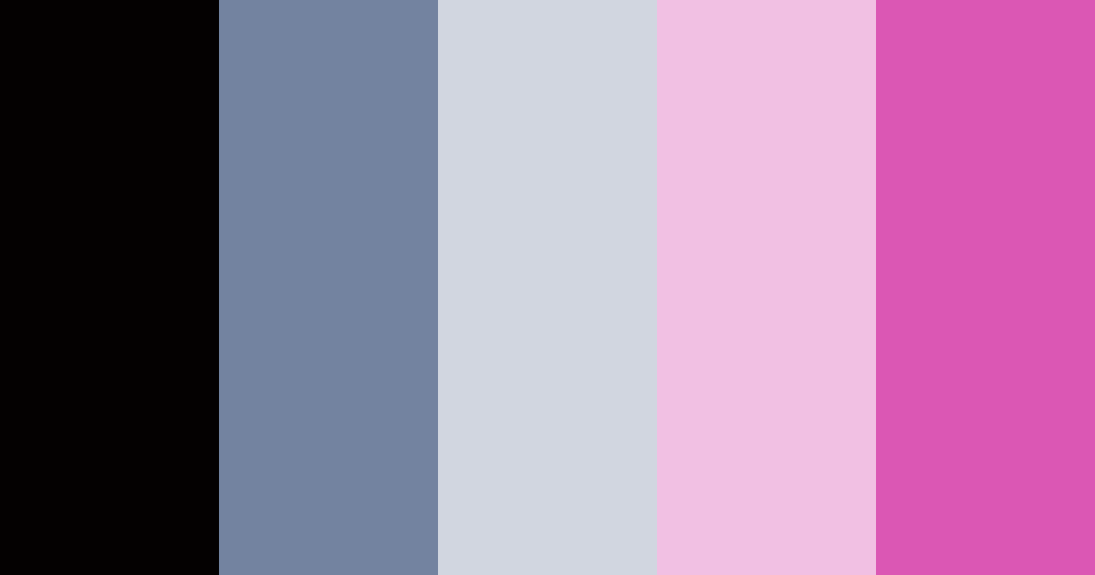 Download pink gothic color palette PNG image (landscape)