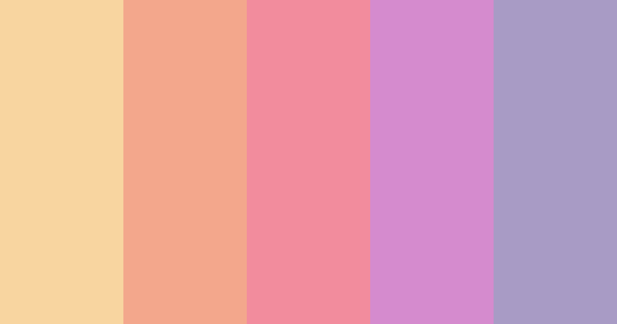 Download pink whipped cream color palette PNG image (landscape)