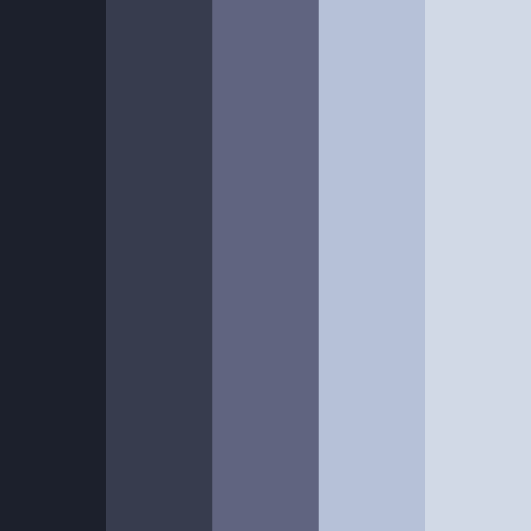 Download dark blue moon color palette PNG image (square)