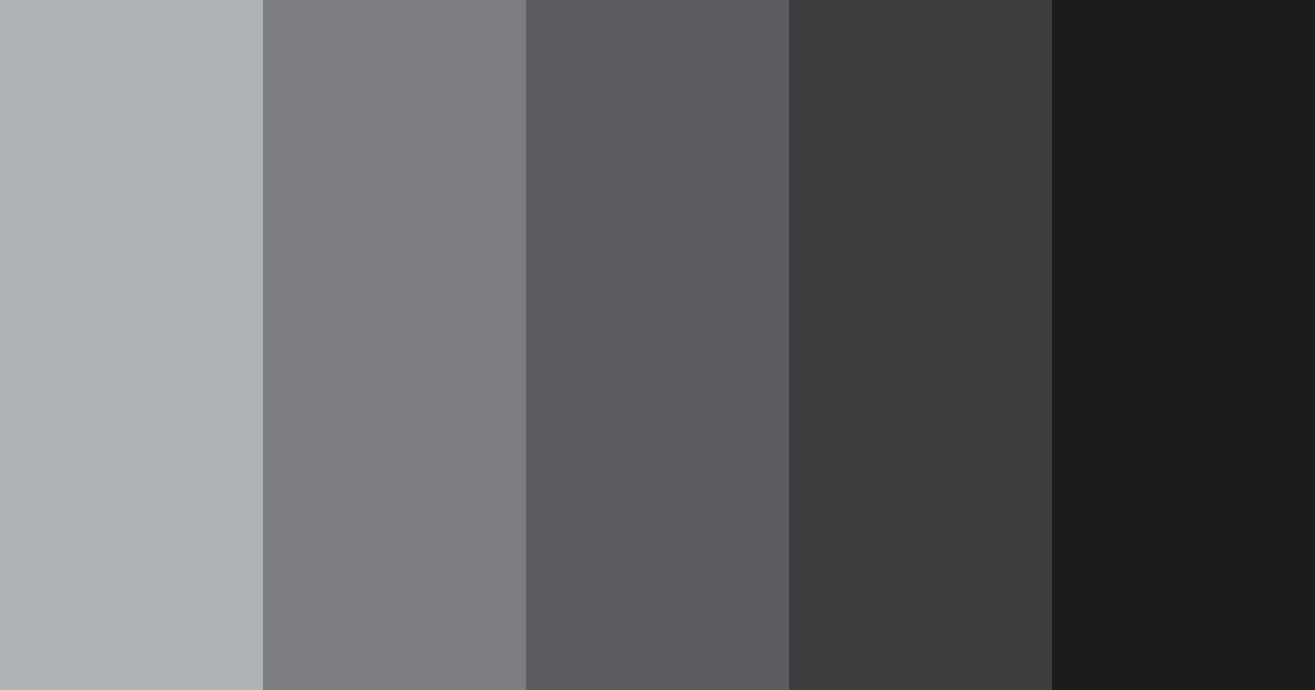 Download shades of iron color palette PNG image (landscape)