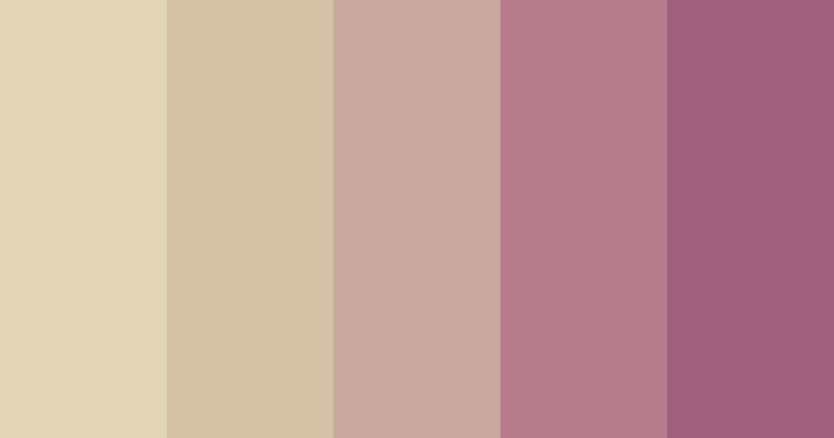 Download muted pink color palette PNG image (landscape)