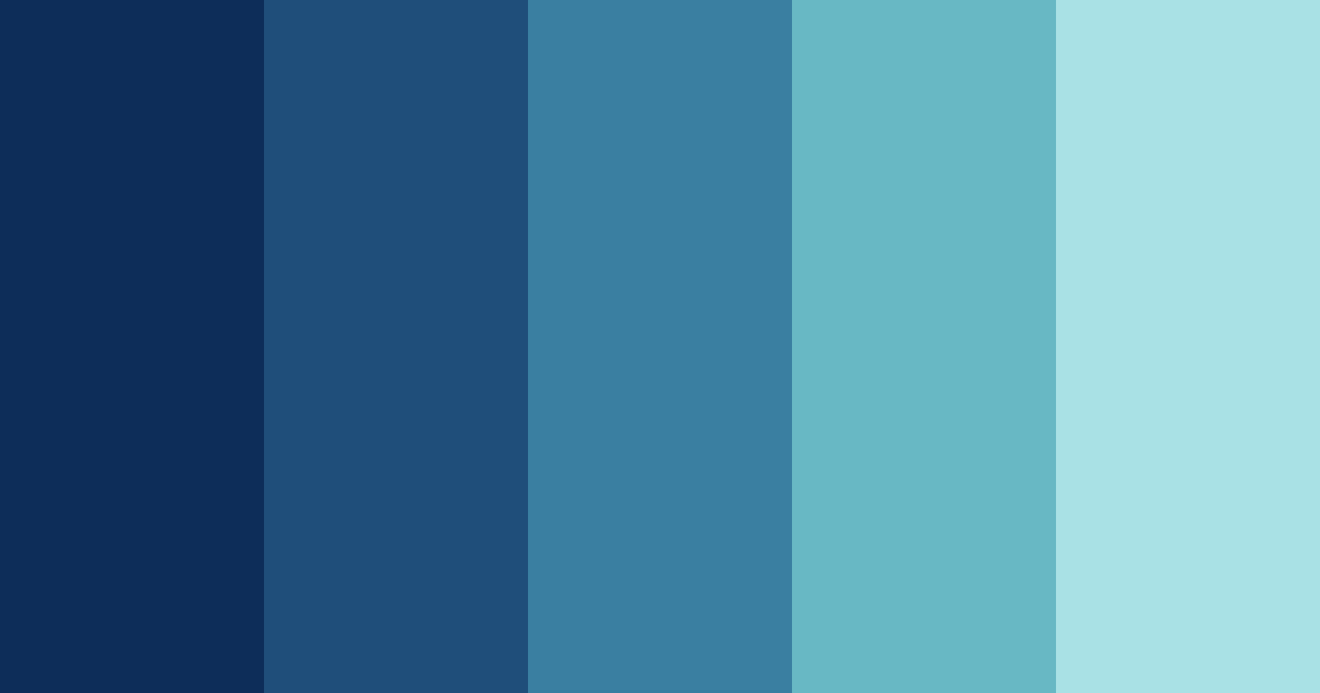 Download oceanic serenity color palette PNG image (landscape)