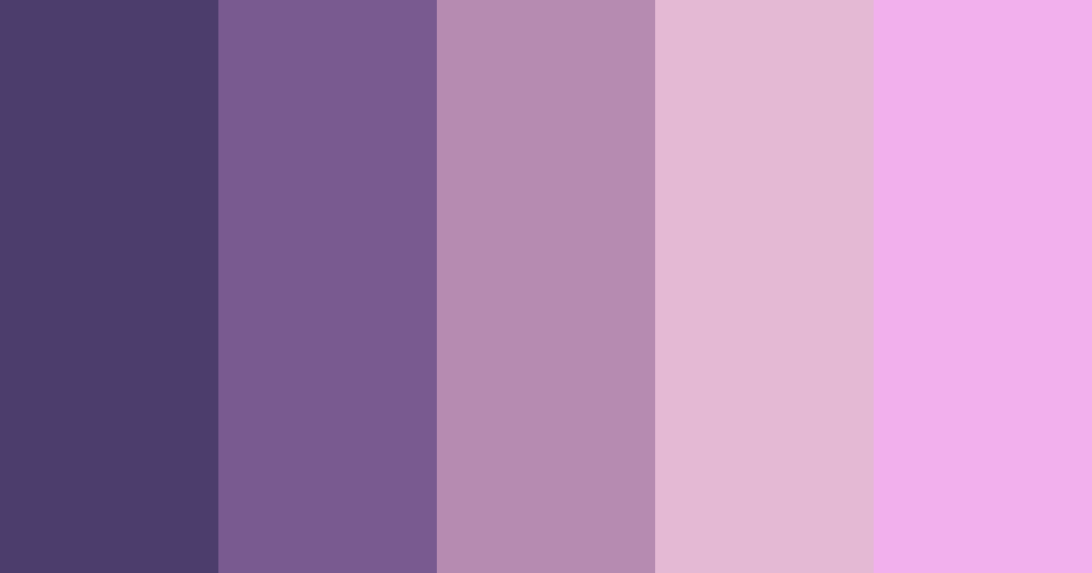 Download purple cosmo color palette PNG image (landscape)