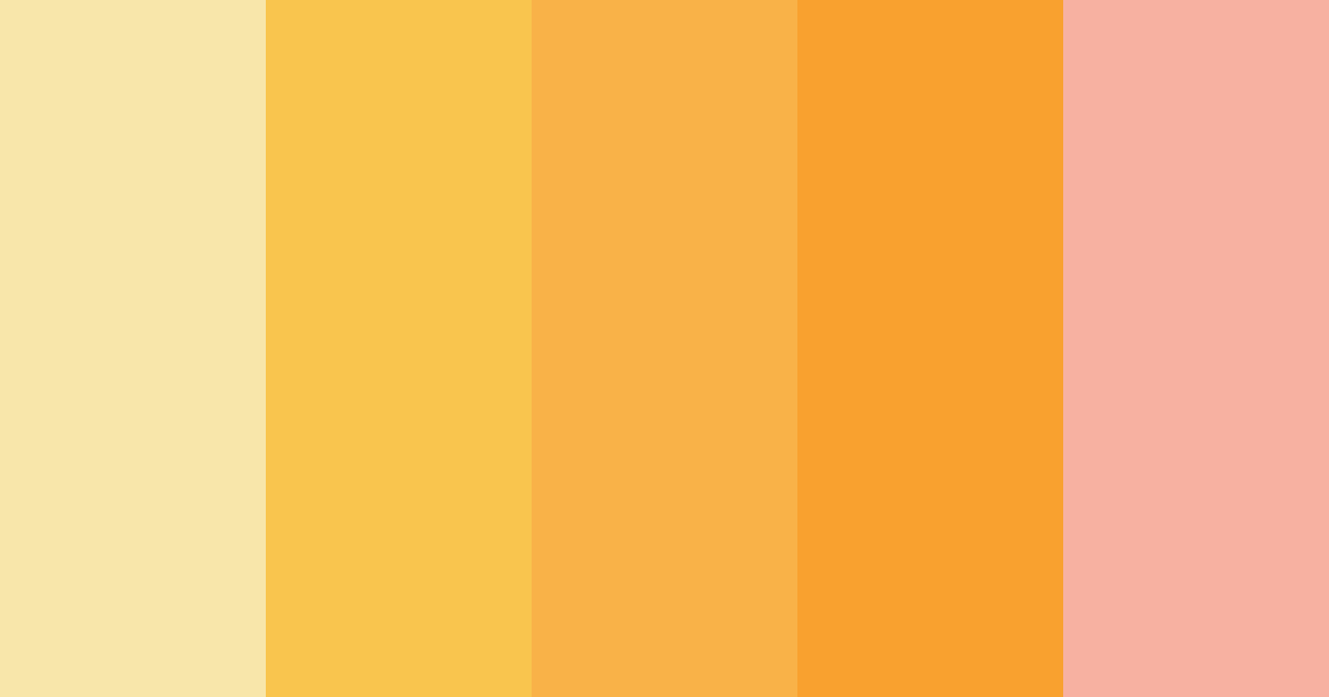 Download yellow pineapple color palette PNG image (landscape)