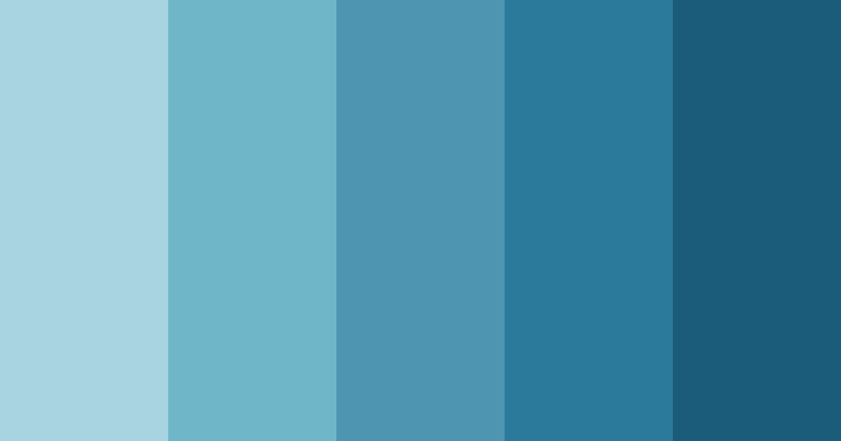 Download blue opal color palette PNG image (landscape)