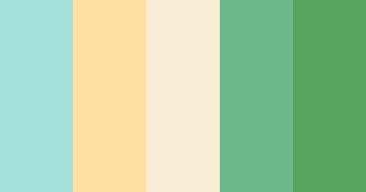 Download verde y amarillo color palette PNG image (landscape)