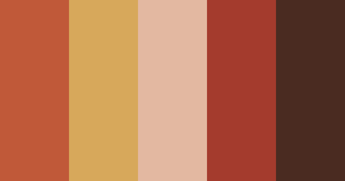 Download chocolate crunch delight color palette PNG image (landscape)