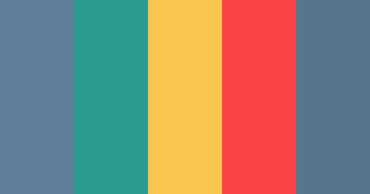 Download toxic blue color palette PNG image (landscape)