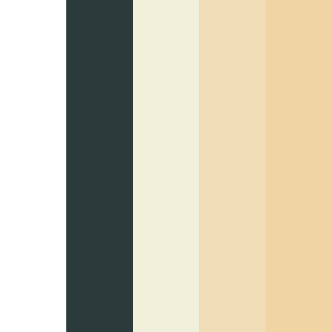 Download serene shoreline color palette PNG image (square)