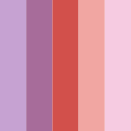 Warm Lavender Rose Symphony in Warm Lavender Color Palettes
