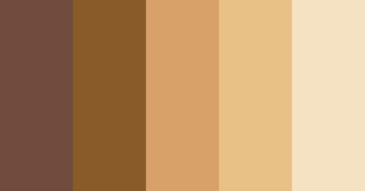 Download brown hot chocolate color palette PNG image (landscape)