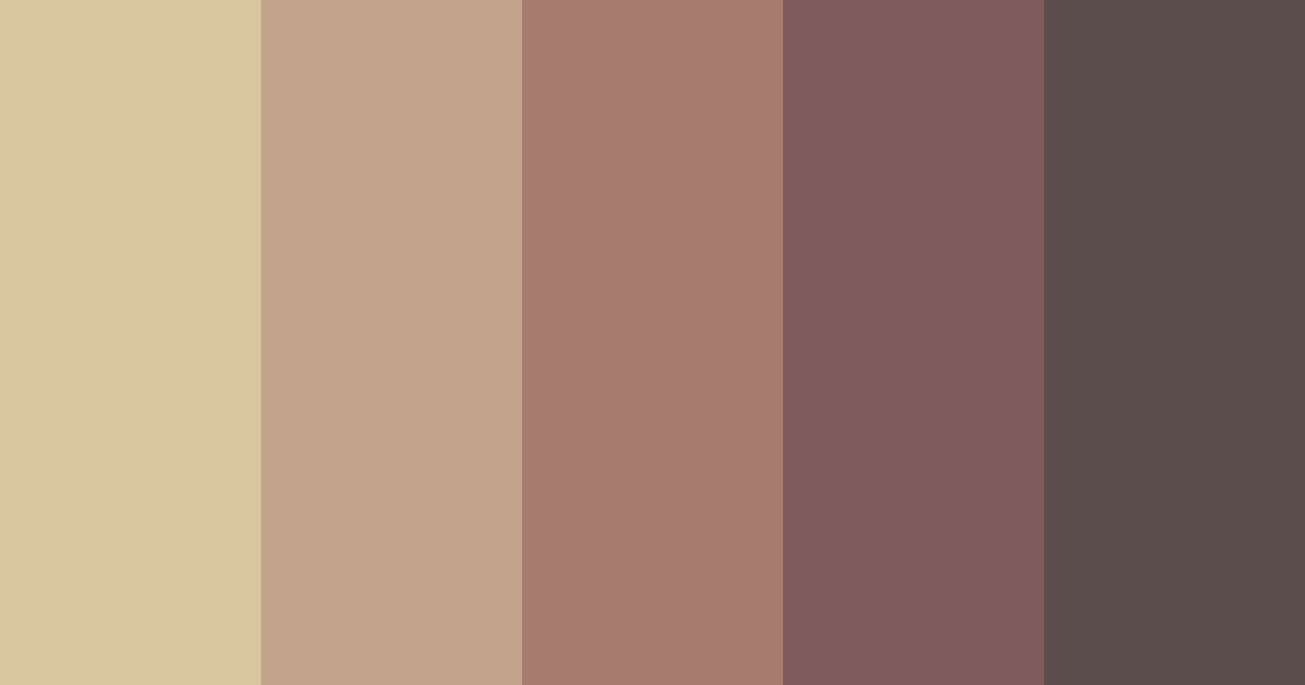 Download brown old color palette PNG image (landscape)