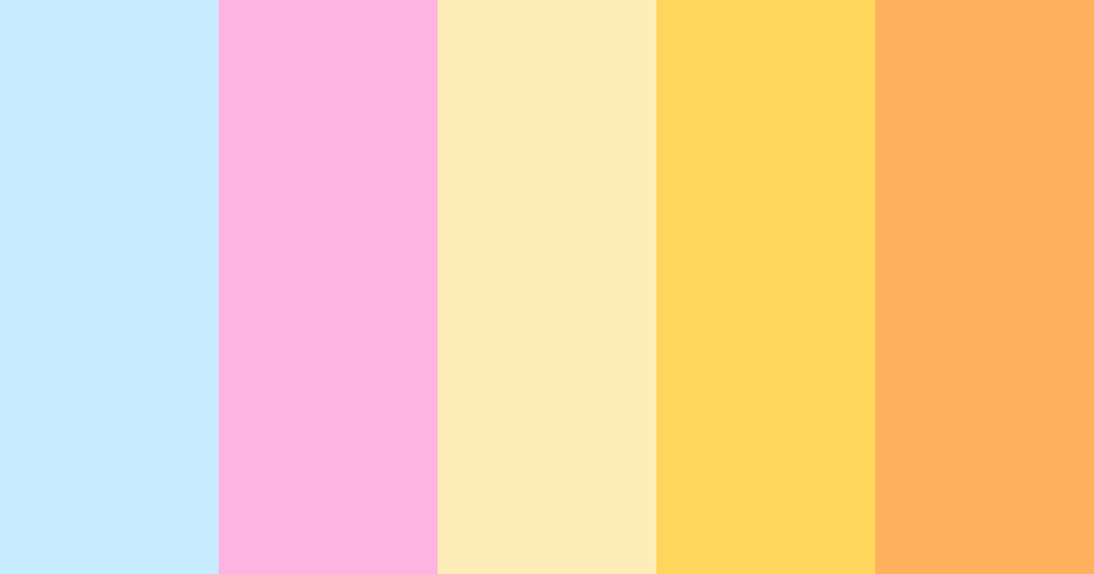 Download colorful glisten color palette PNG image (landscape)