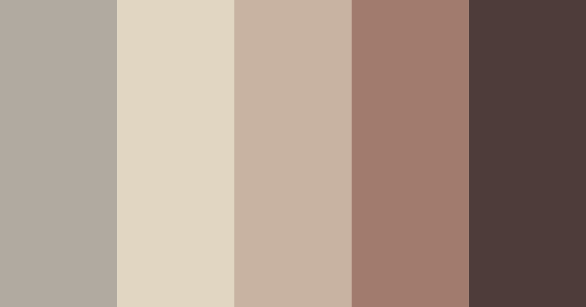 Download muted brown color palette PNG image (landscape)