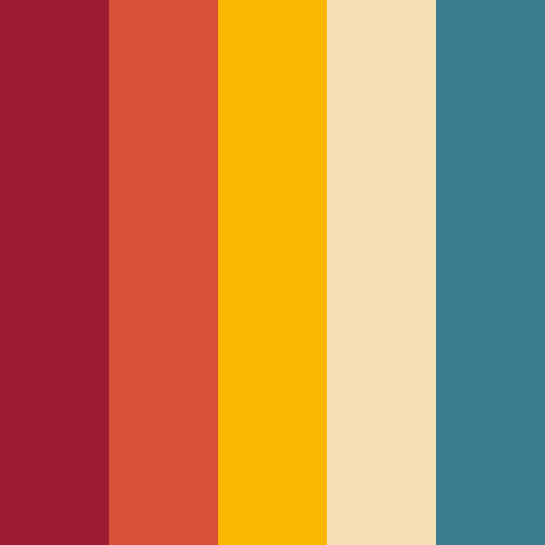 Download scarlet scorpion color palette PNG image (square)