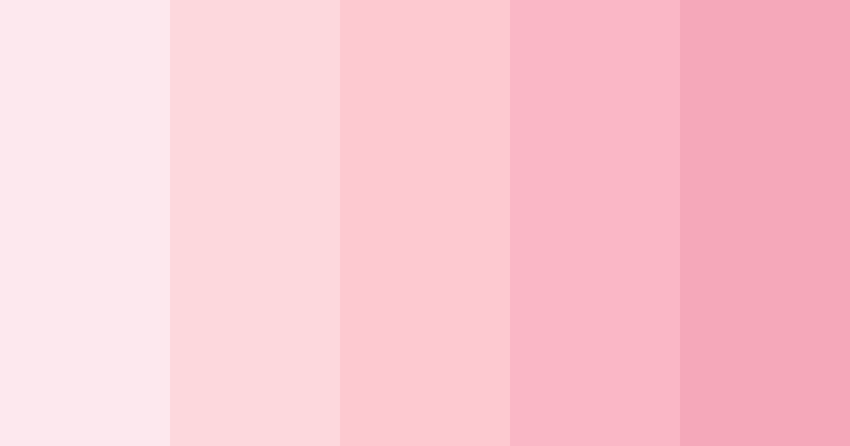 Download pink coquette color palette PNG image (landscape)
