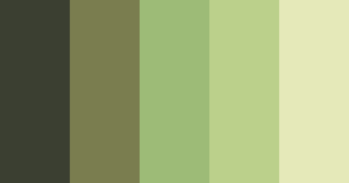 Download olive grove harmony color palette PNG image (landscape)