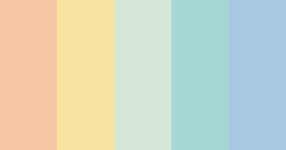 Download soft blue color palette PNG image (landscape)
