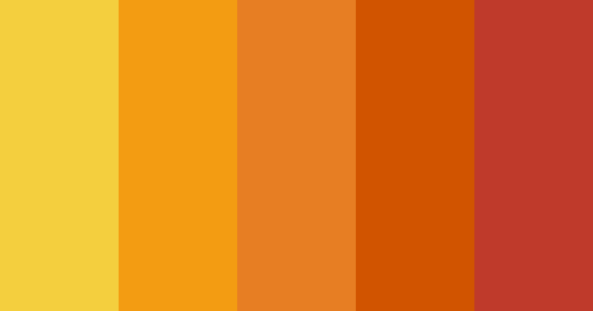 Dragonfire Sunrise Color Palette