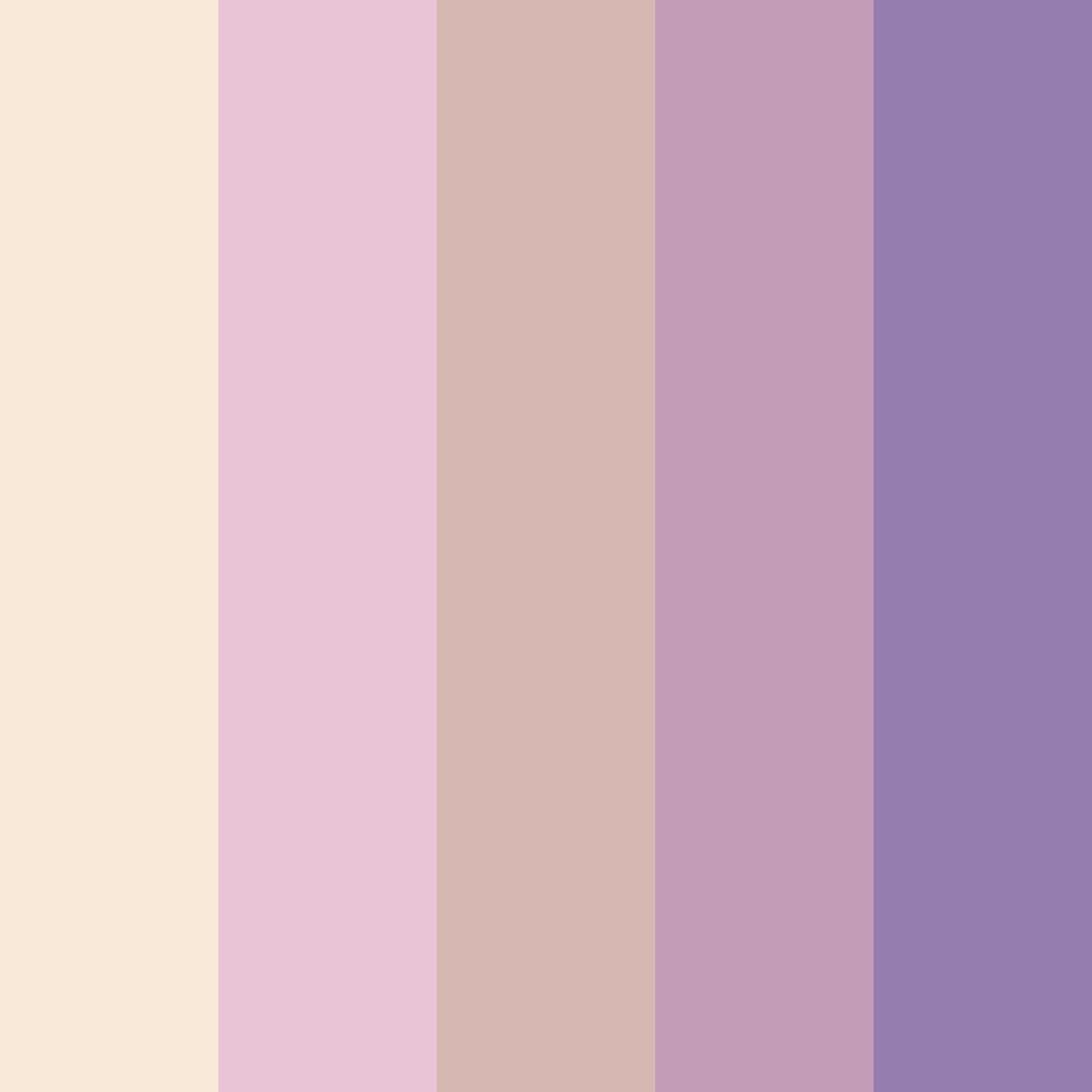 Download minimalist aesthetic color palette PNG image (square)
