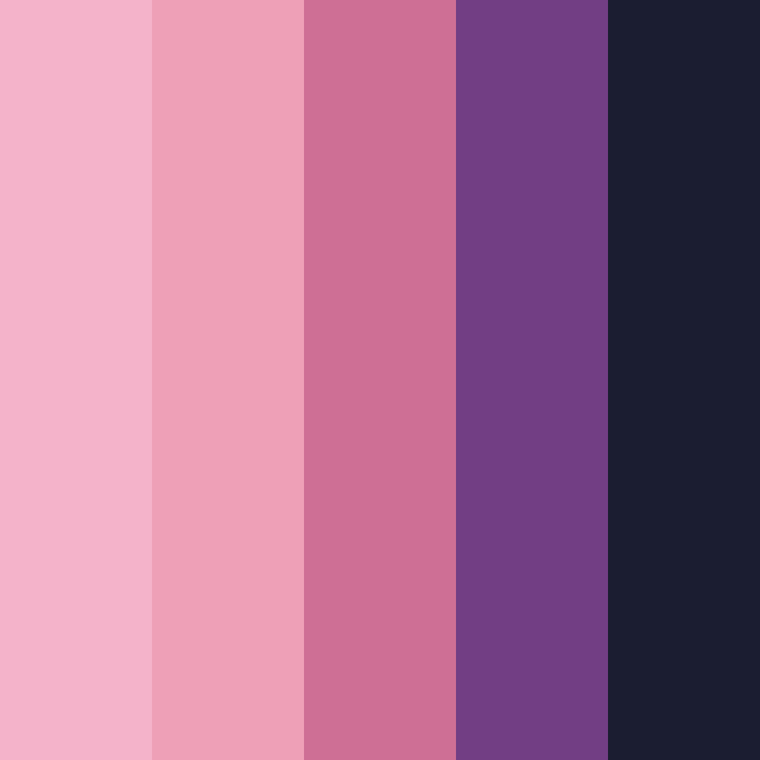 Download midnight blossom drive color palette PNG image (square)