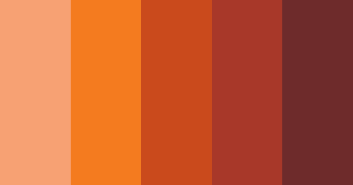 Paleta de colores Rustic Ember