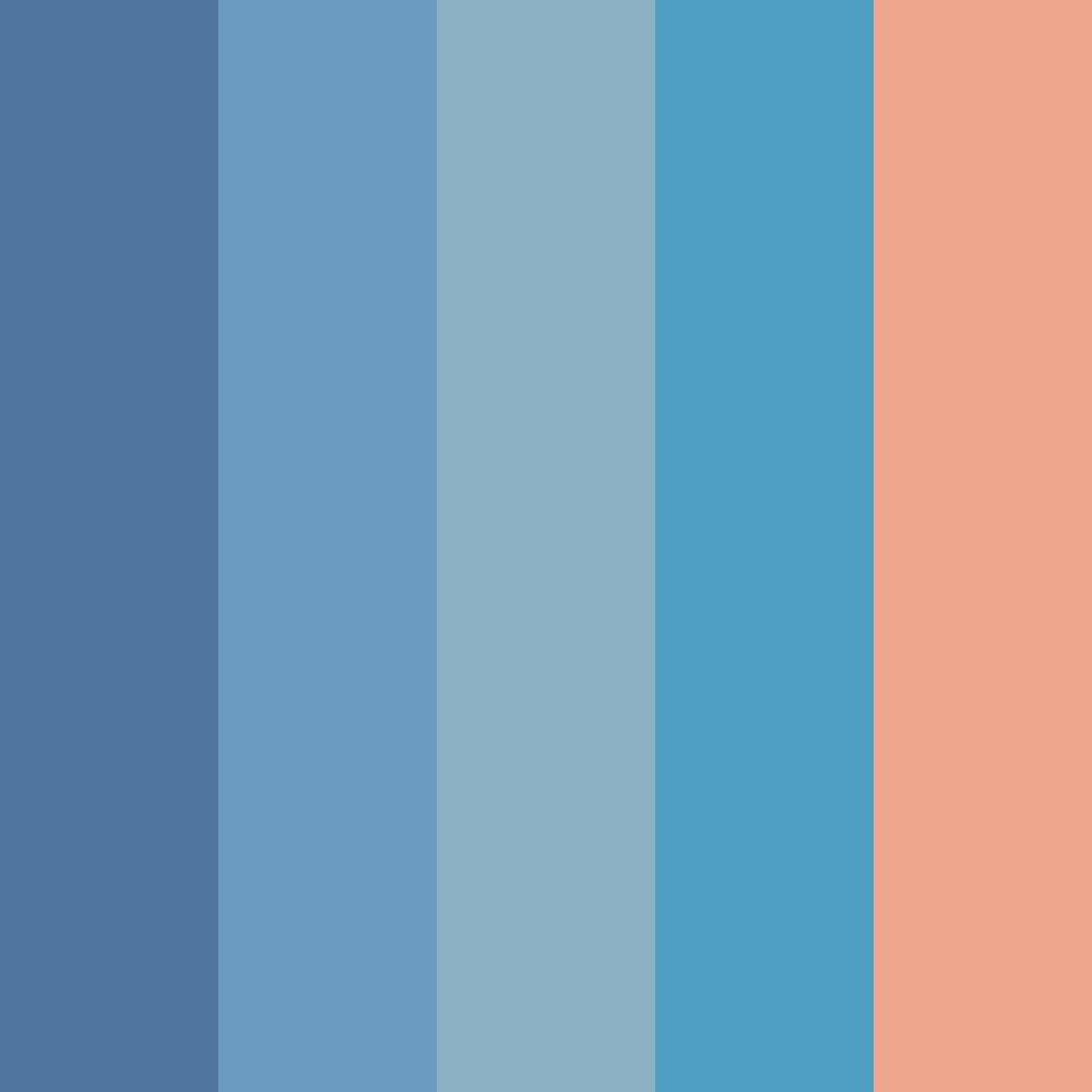 Ocean Breeze Serenity Color Palette
