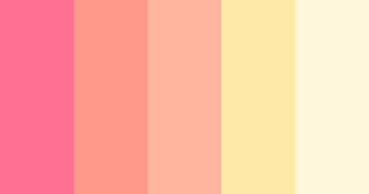 Download retro diner delight color palette PNG image (landscape)