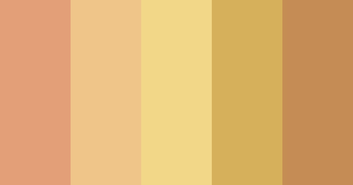 Download autumn brown color palette PNG image (landscape)