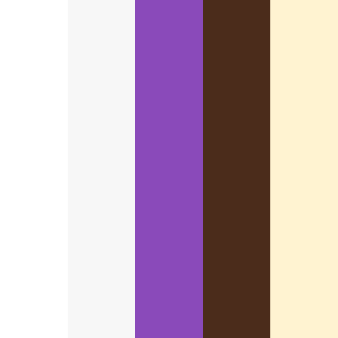 Download purple and cream color palette PNG image (square)