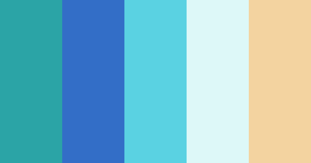Download coral maui color palette PNG image (landscape)
