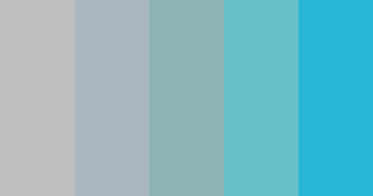 Download aqua silver mist color palette PNG image (landscape)
