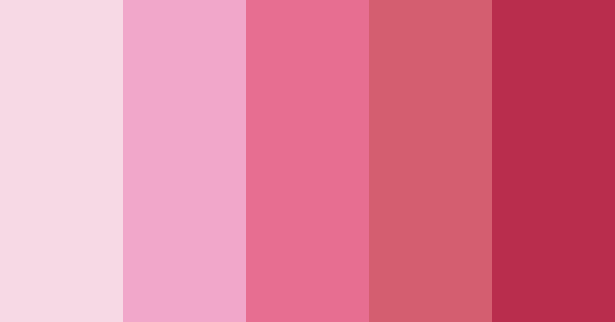 Download blushing whispers color palette PNG image (landscape)