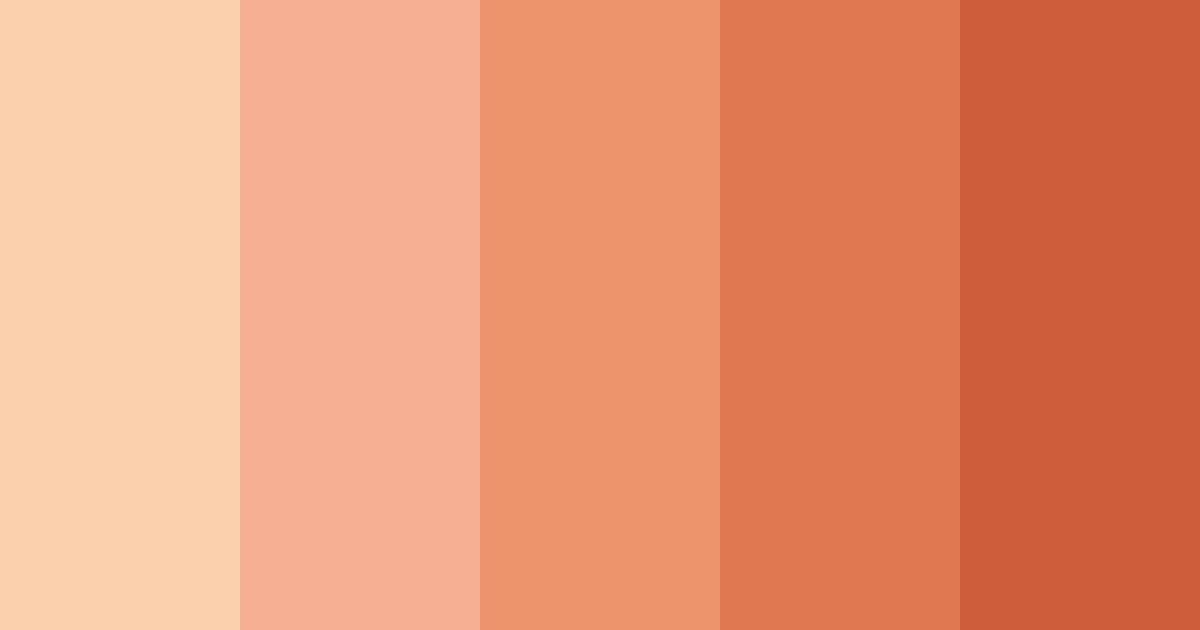 Download peach fuzz color palette PNG image (landscape)
