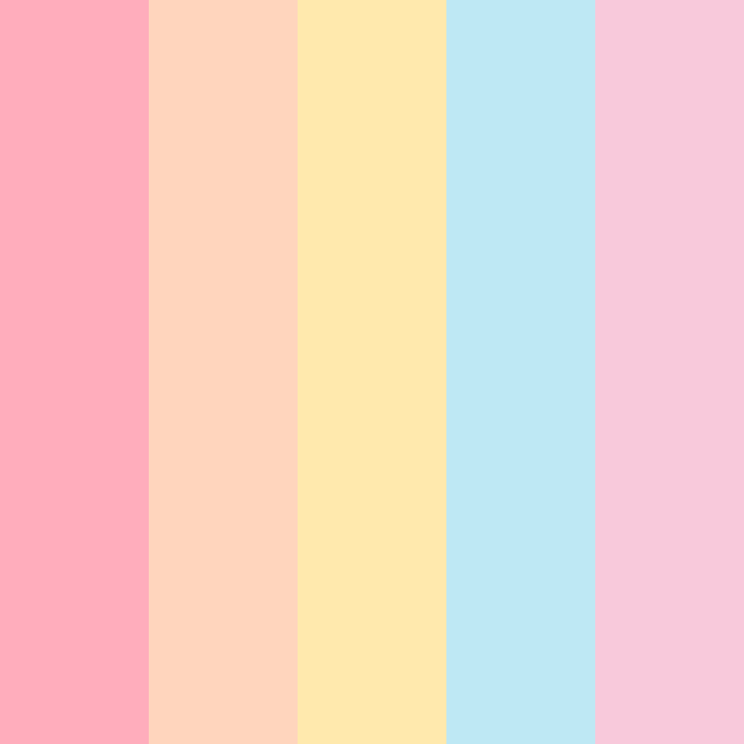 Download sweet whirlwind color palette PNG image (square)