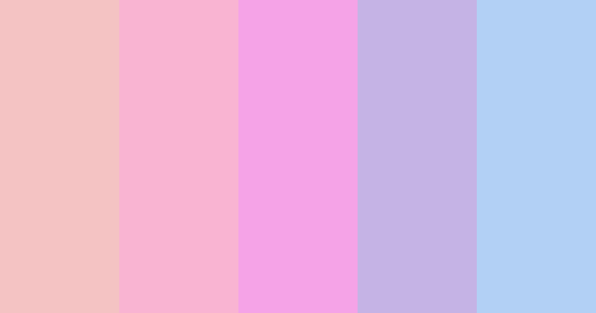 Download pink flower color palette PNG image (landscape)