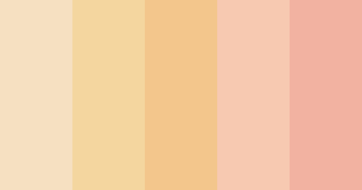 Download soft beige color palette PNG image (landscape)
