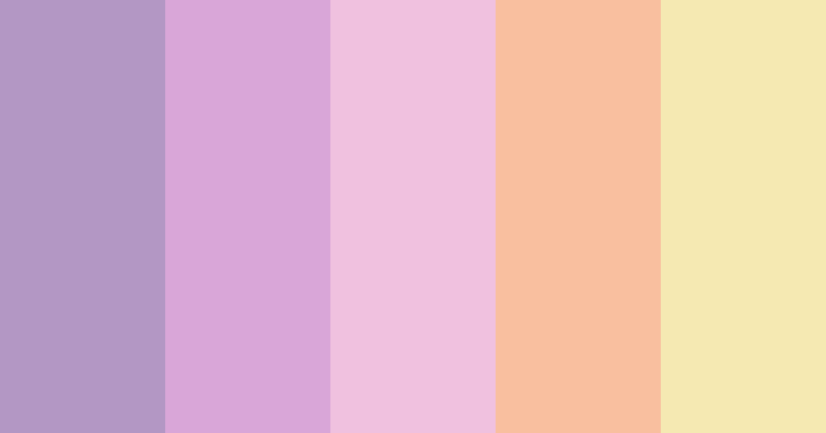 Download purple flower color palette PNG image (landscape)