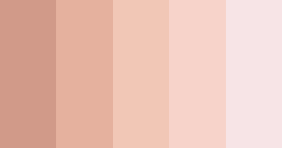 Download rose gold elegance color palette PNG image (landscape)