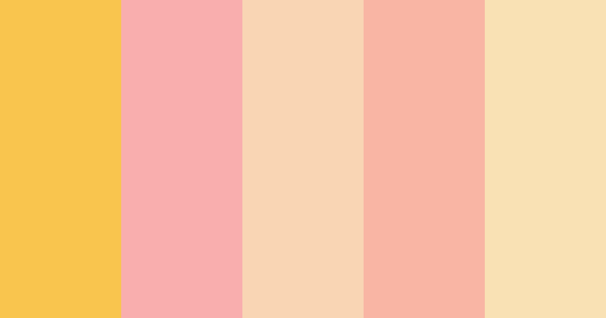 Download warm yellow color palette PNG image (landscape)